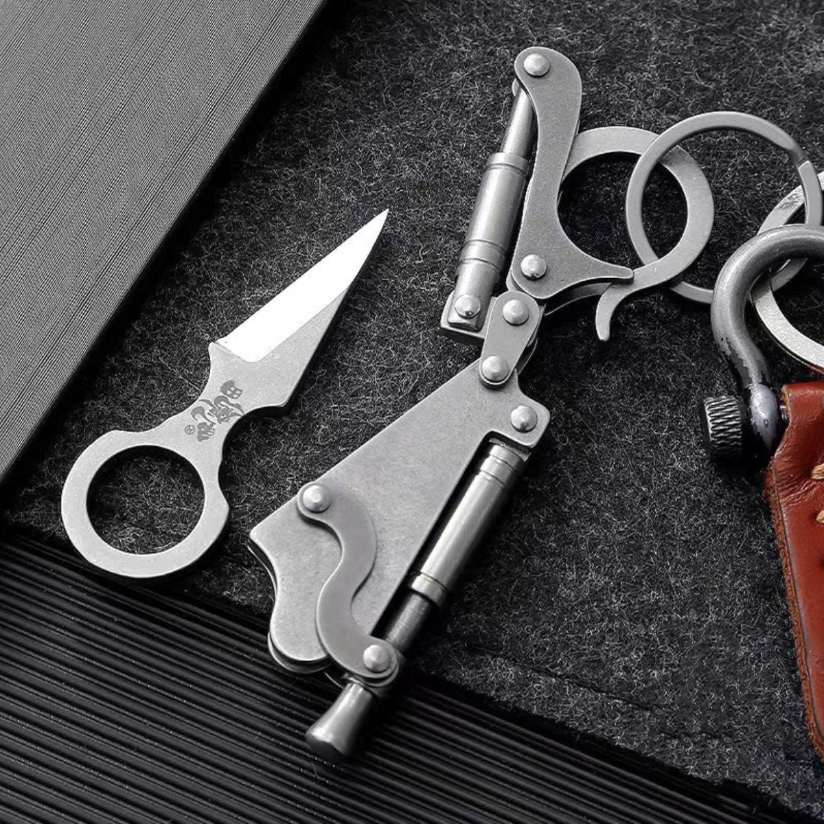 Fun Pocket Knife Keychain Defense Pocket Knives - Image 3