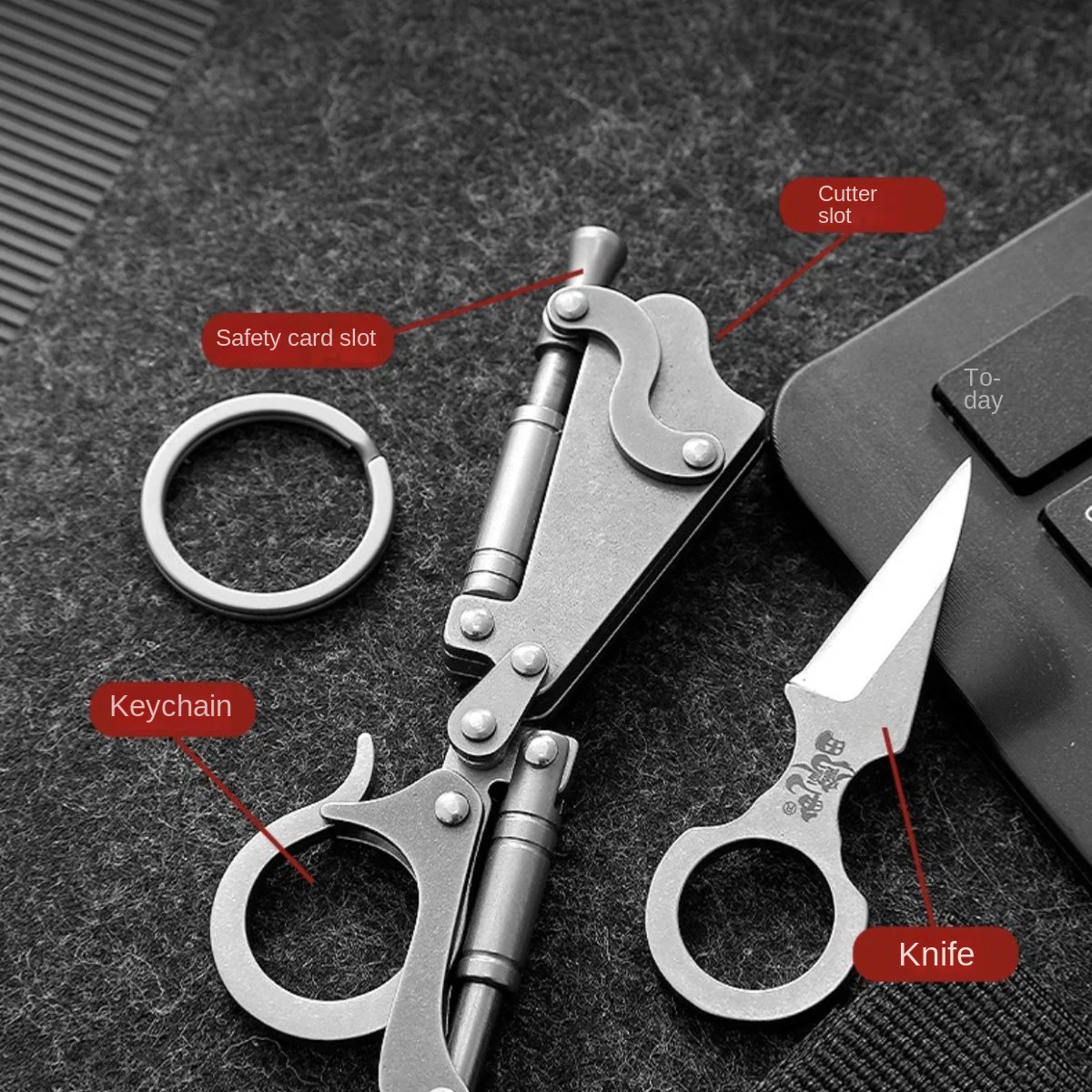 Fun Pocket Knife Keychain Defense Pocket Knives - Image 6