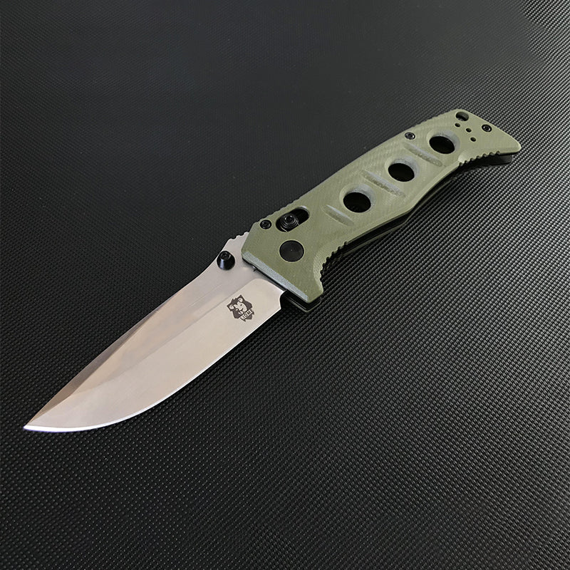 G10 Handle Liome 273 Folding Knife Stone Washing Blade Outdoor Camping Survival Pocket Knives - Image 11