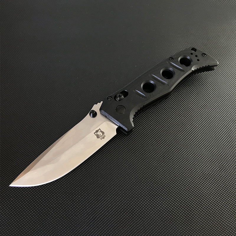 G10 Handle Liome 273 Folding Knife Stone Washing Blade Outdoor Camping Survival Pocket Knives - Image 9