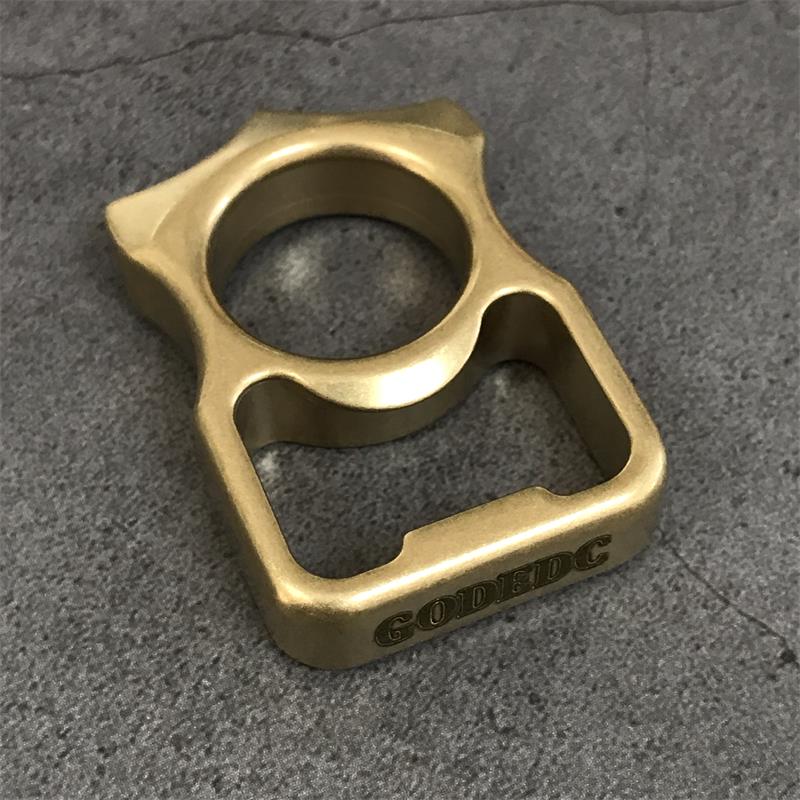 GODEDC Bottle Opening Brass Knuckle Duster EDC Gadget