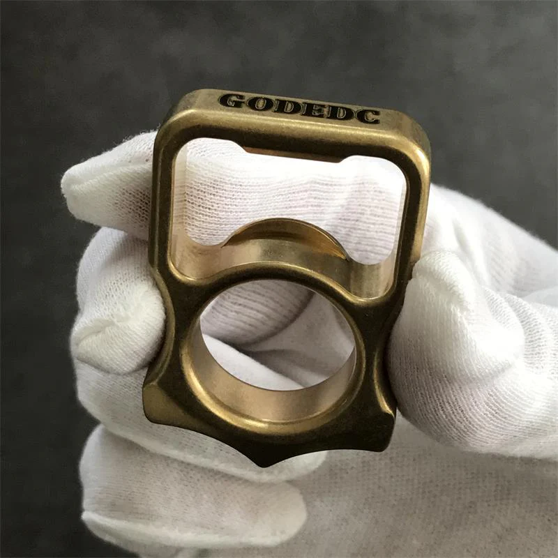 GODEDC Bottle Opening Brass Knuckle Duster EDC Gadget - Image 4