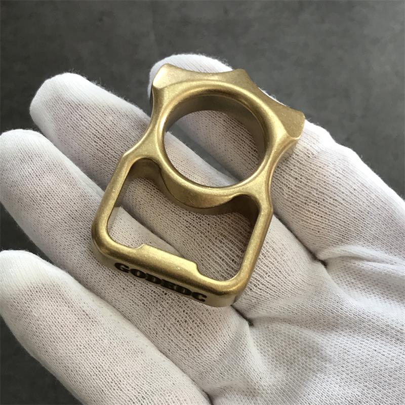 GODEDC Bottle Opening Brass Knuckle Duster EDC Gadget - Image 6