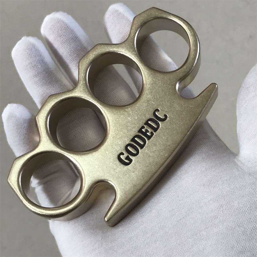 GODEDC Classic Stonewashed Brass Knuckle Duster - Image 7
