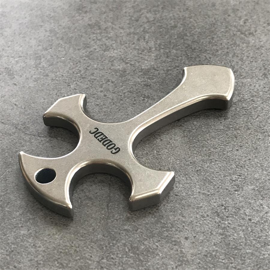 GODEDC Self-Defense Cross Titanium Defense Necklace - Image 4