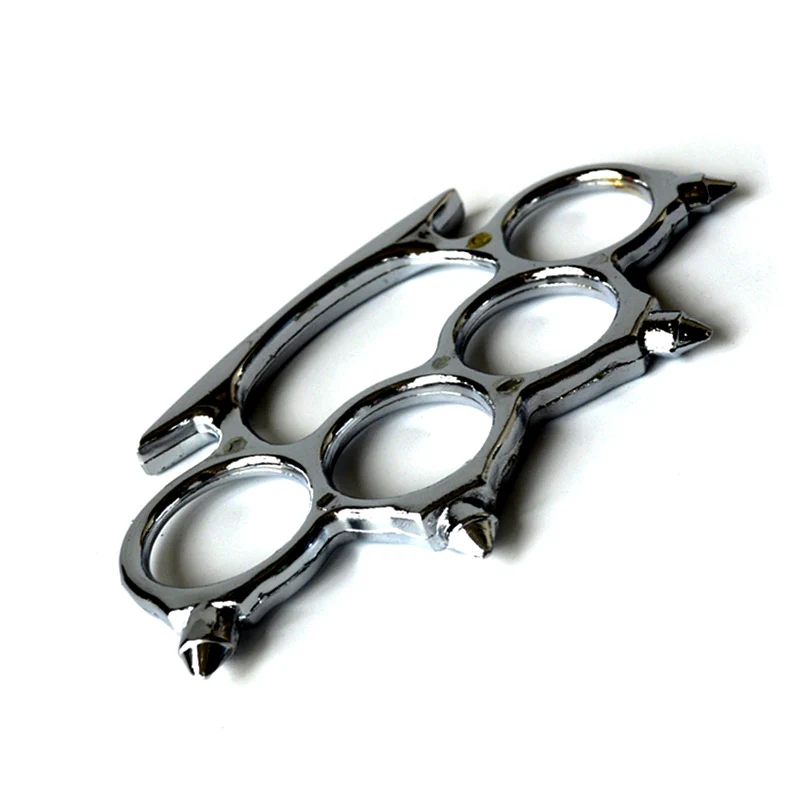 Solid Brass Knuckle Duster Boxing Self Defense Window Breaker Combat Fighting EDC Tool - Image 8
