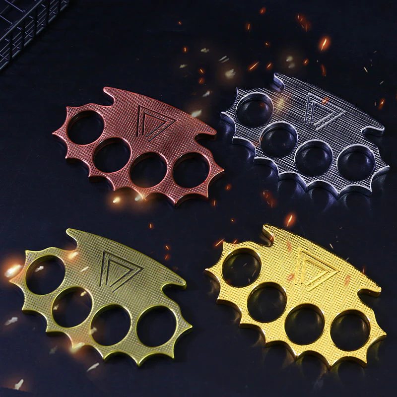 Hedgehog Knuckle Duster Window Breaker Boxing EDC Tool - Image 8