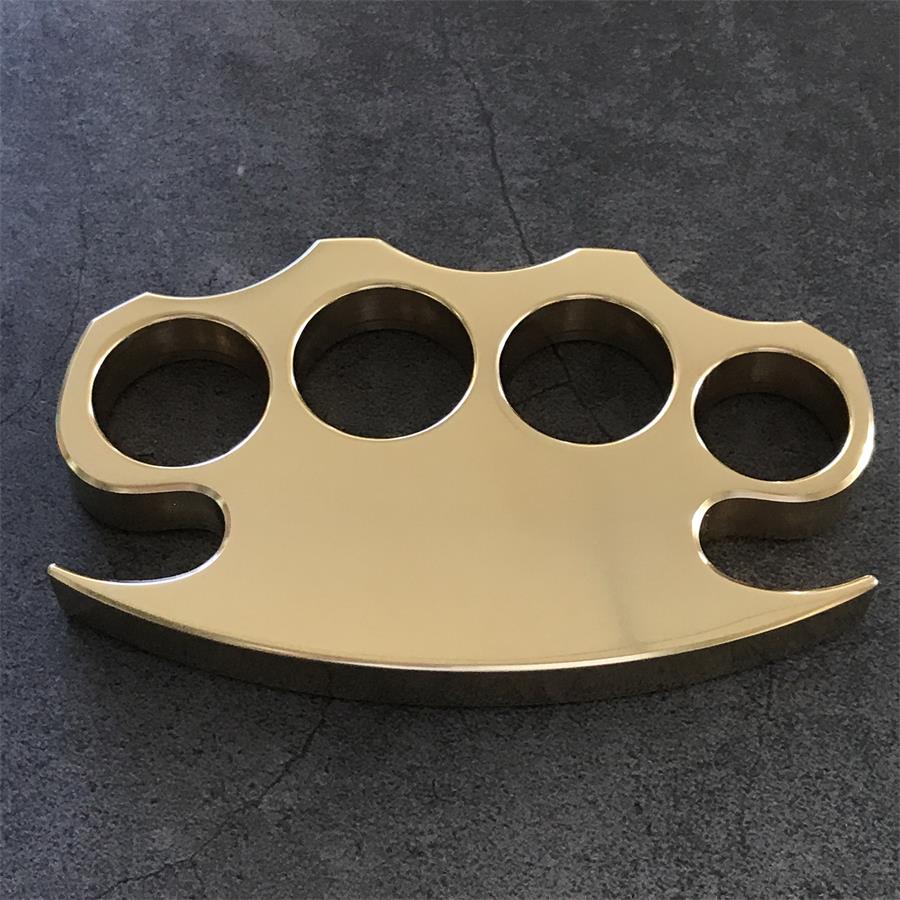 High Gloss Polishing Brass Knuckle Duster Self-defense Protective Gear - Image 10