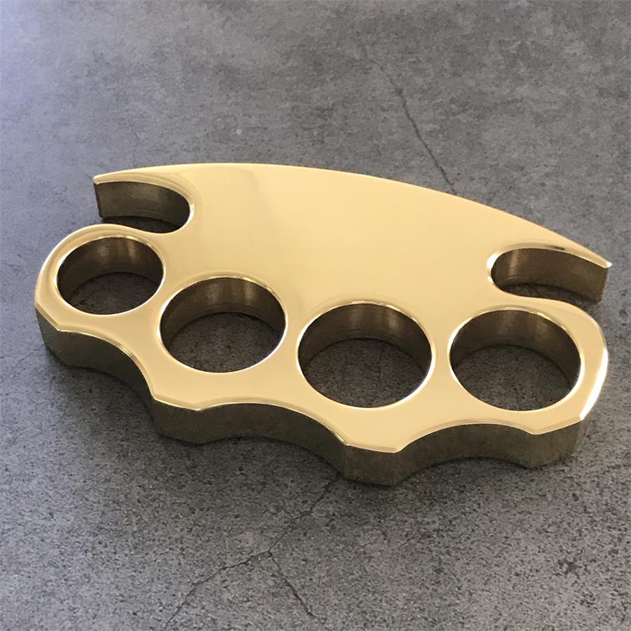 High Gloss Polishing Brass Knuckle Duster Self-defense Protective Gear - Image 11