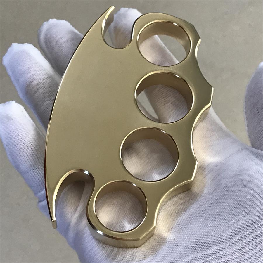 High Gloss Polishing Brass Knuckle Duster Self-defense Protective Gear - Image 12