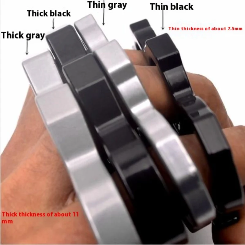 Iron Solid Knuckle Duster Boxing Four Finger Buckle Self Defense Window Breaker Outdoor Portable EDC Tool - Image 8