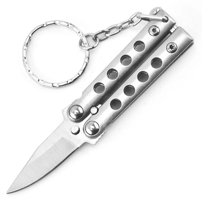 Keychain Training Knife Portable Folding Practice Knives - Image 5