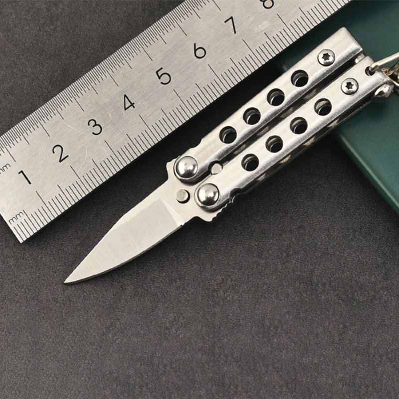 Keychain Training Knife Portable Folding Practice Knives - Image 7