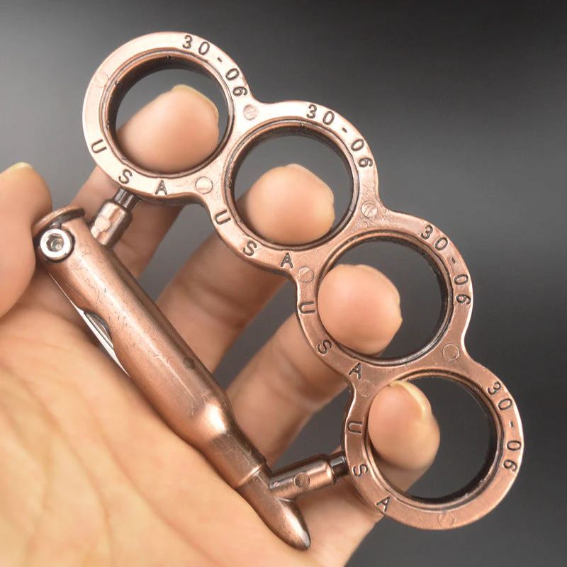 Knife-knuckle Duster Boxing Self-defense Window Breaker Outdoor Multifunctional Portable EDC Tool - Image 10
