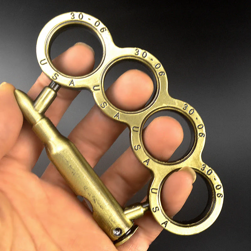 Knife-knuckle Duster Boxing Self-defense Window Breaker Outdoor Multifunctional Portable EDC Tool - Image 3