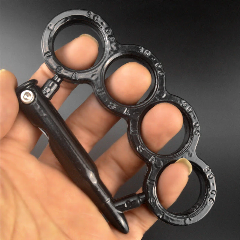 Knife-knuckle Duster Boxing Self-defense Window Breaker Outdoor Multifunctional Portable EDC Tool - Image 8