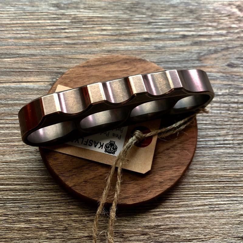 Knuckle Duster Boxing Self Defense Four Finger Buckle Window Breaker Knuckles Outdoor Camping EDC Tool - Image 8