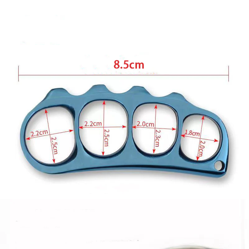 Knuckle Duster Boxing Self Defense Four Finger Buckle Window Breaker Knuckles Outdoor Camping EDC Tool - Image 9