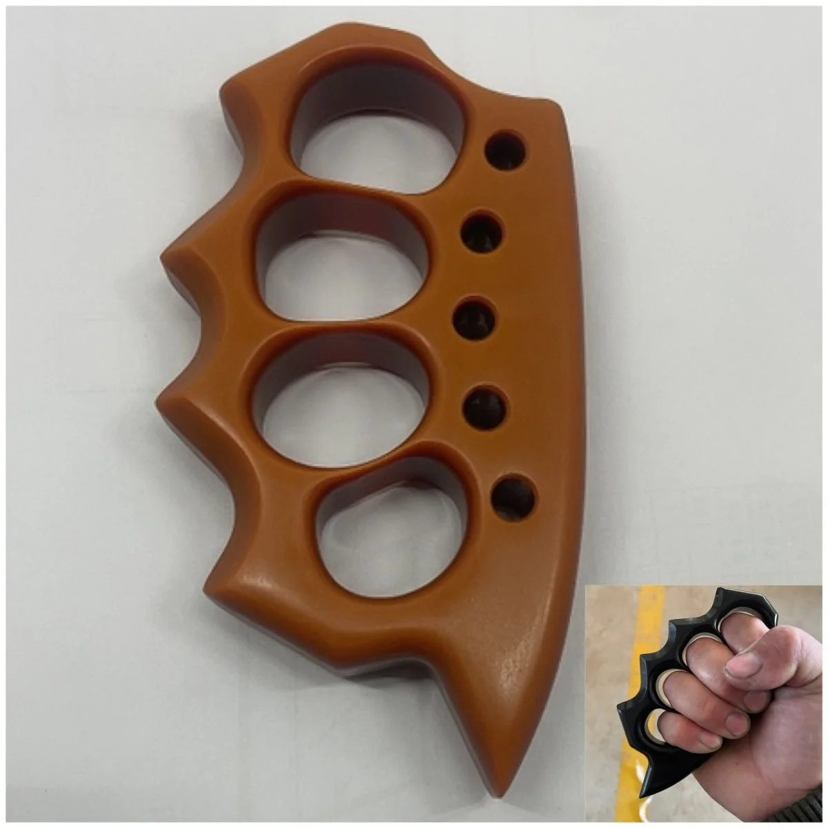 Knuckle Duster Boxing Self Defense Window Breaker Outdoor Camping Portable EDC Tool - Image 4