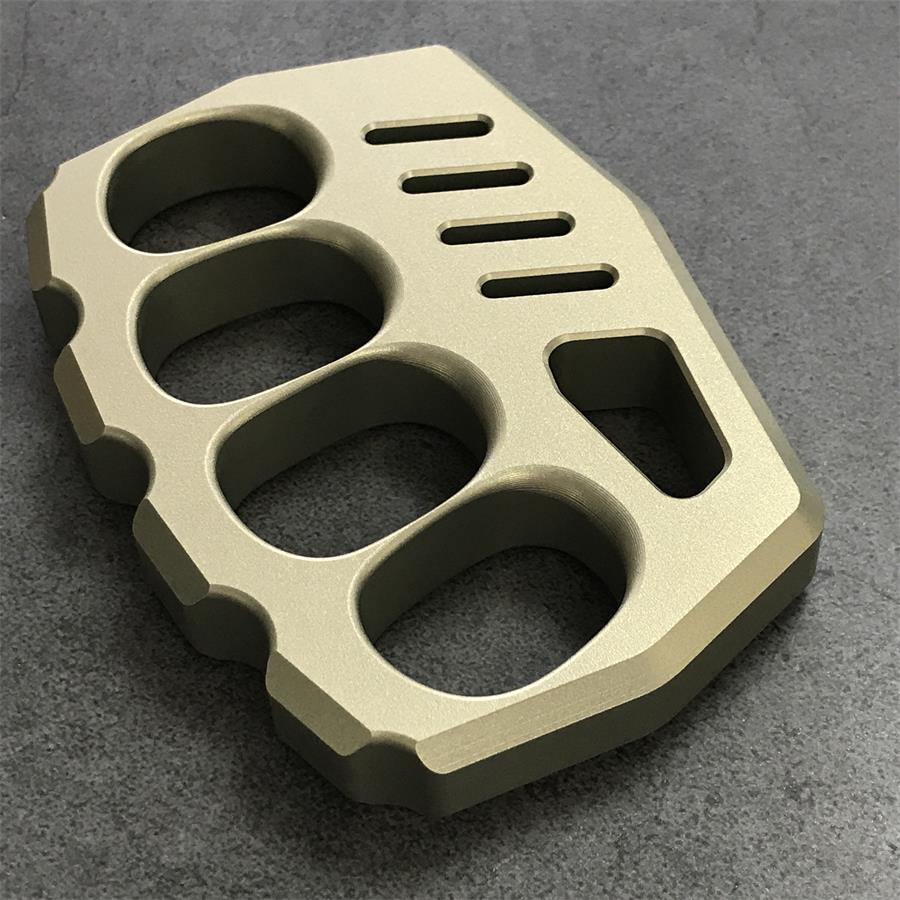Large Finger Hole Aviation Aluminum Knuckle Dusters - Image 2