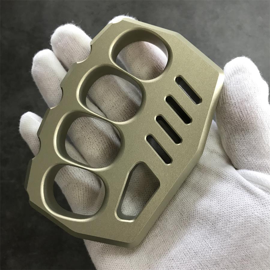 Large Finger Hole Aviation Aluminum Knuckle Dusters - Image 7