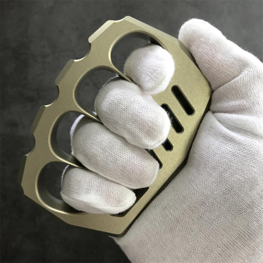 Large Finger Hole Aviation Aluminum Knuckle Dusters - Image 9