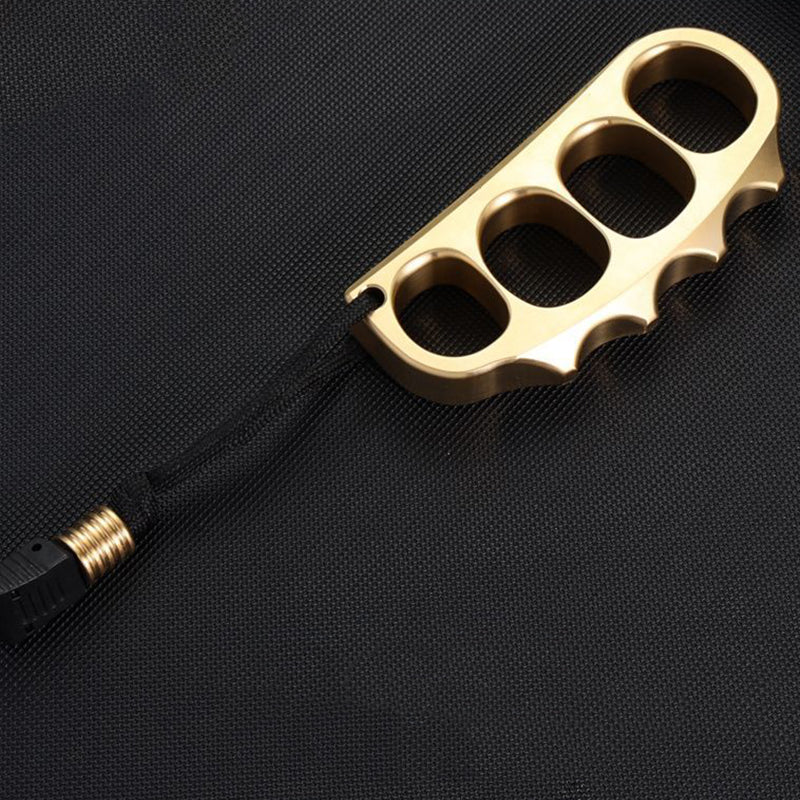 Large Size Pea Brass Knuckle Duster Self Defense EDC Decoration - Image 6