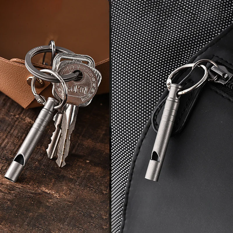 Life Saving Whistle Titanium Single Tube High Decibel - Image 3