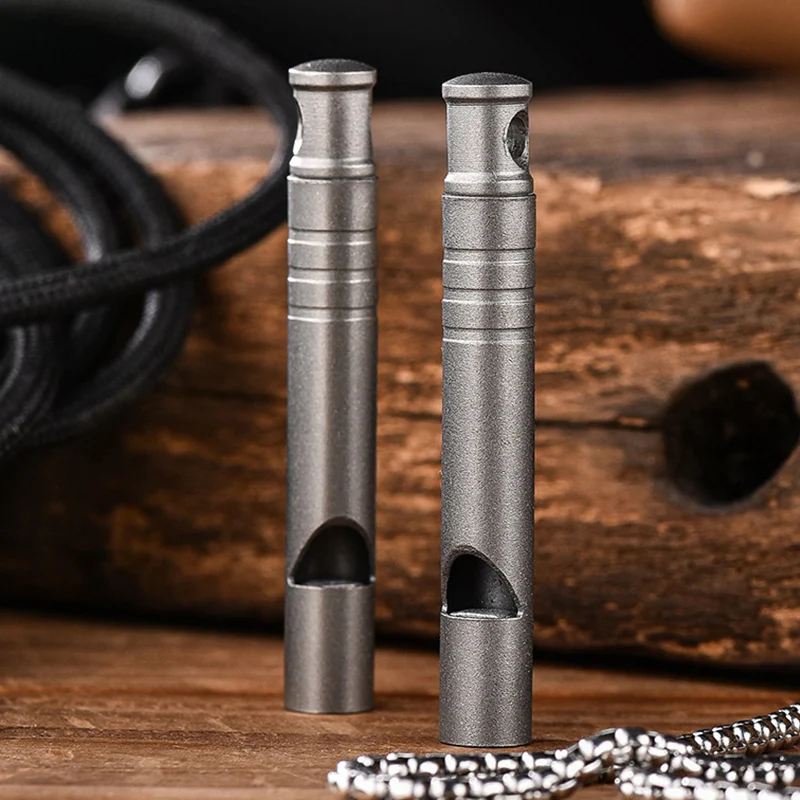 Life Saving Whistle Titanium Single Tube High Decibel - Image 6
