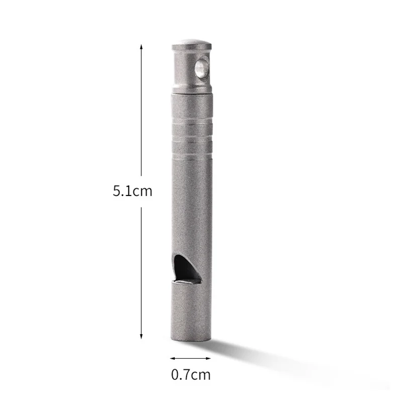 Life Saving Whistle Titanium Single Tube High Decibel - Image 9