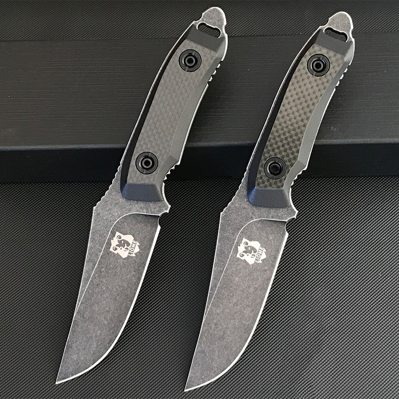 Liome Outdoor Fixed blade Knife G10+ Carbon Fiber Handle Survival Safety Tactical Military Knives - Image 2