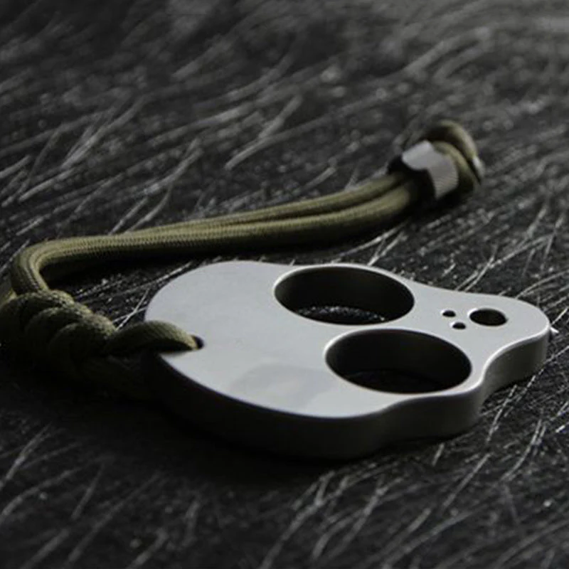 Mini Alien Knuckle Duster Titanium EDC Self Defense Tool - Image 6