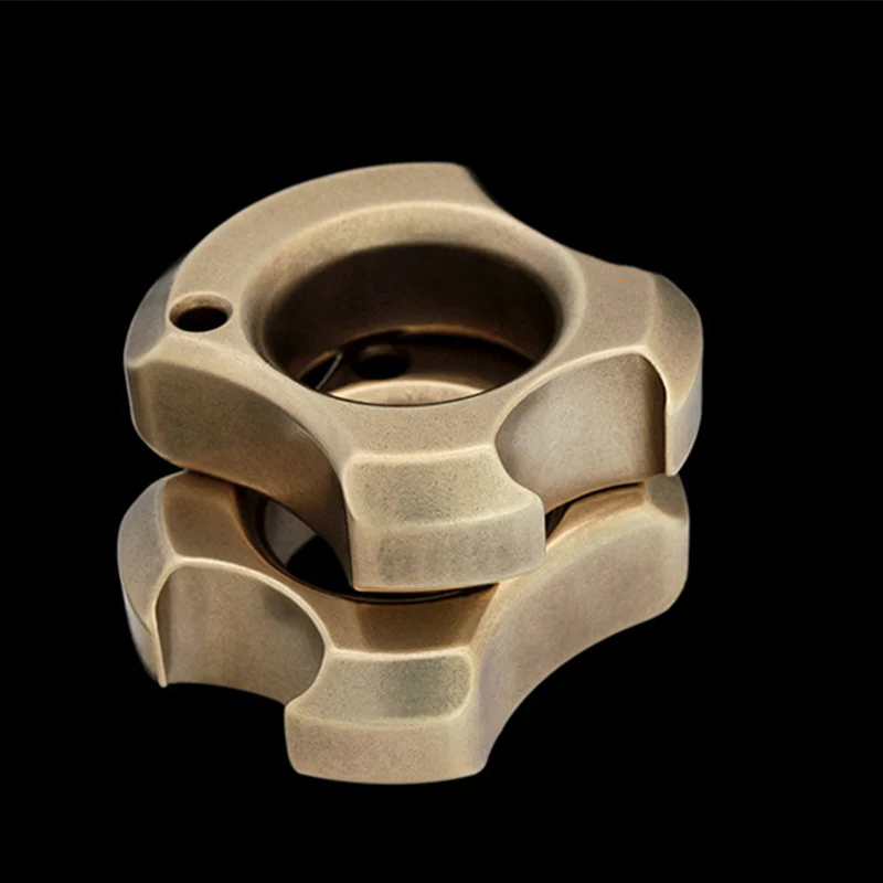 Mini Broken Window Brass Knuckle Duster Bottle Opening EDC Tool - Image 3