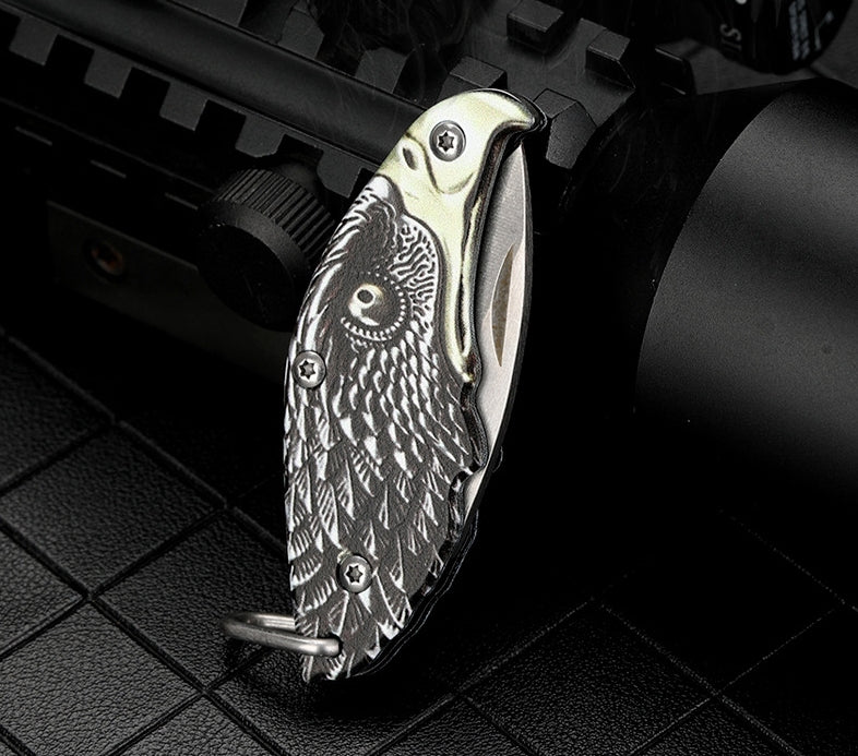 Mini Eagle Necklace Knife Keychain Pocket Knives - Image 10