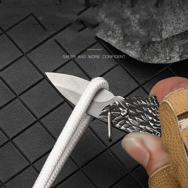 Mini Eagle Necklace Knife Keychain Pocket Knives - Image 5