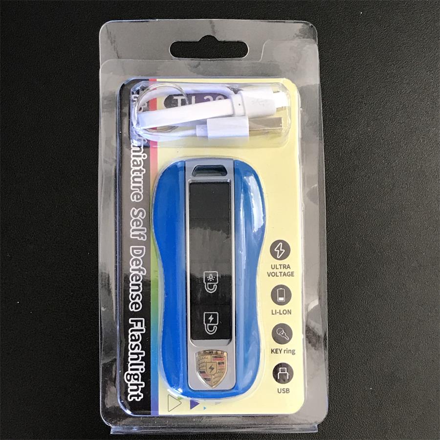Stun Gun Mini Electric Baton Car Key Electric Striker Multifunctional Defense Stunner - Image 8