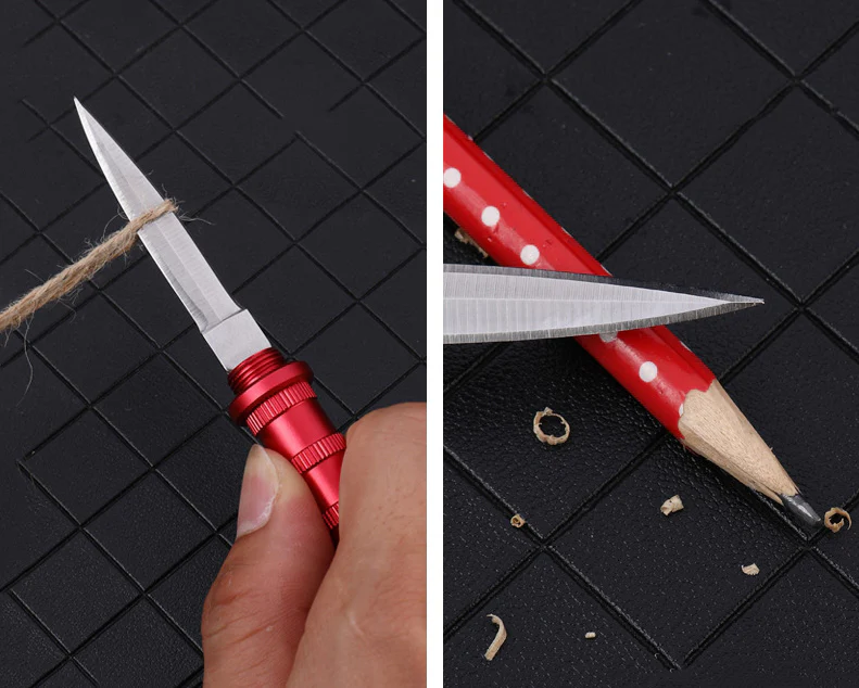 Mini Keychain Invisible Knife Self Defense Window Breaker - Image 10
