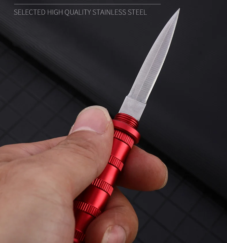 Mini Keychain Invisible Knife Self Defense Window Breaker - Image 2