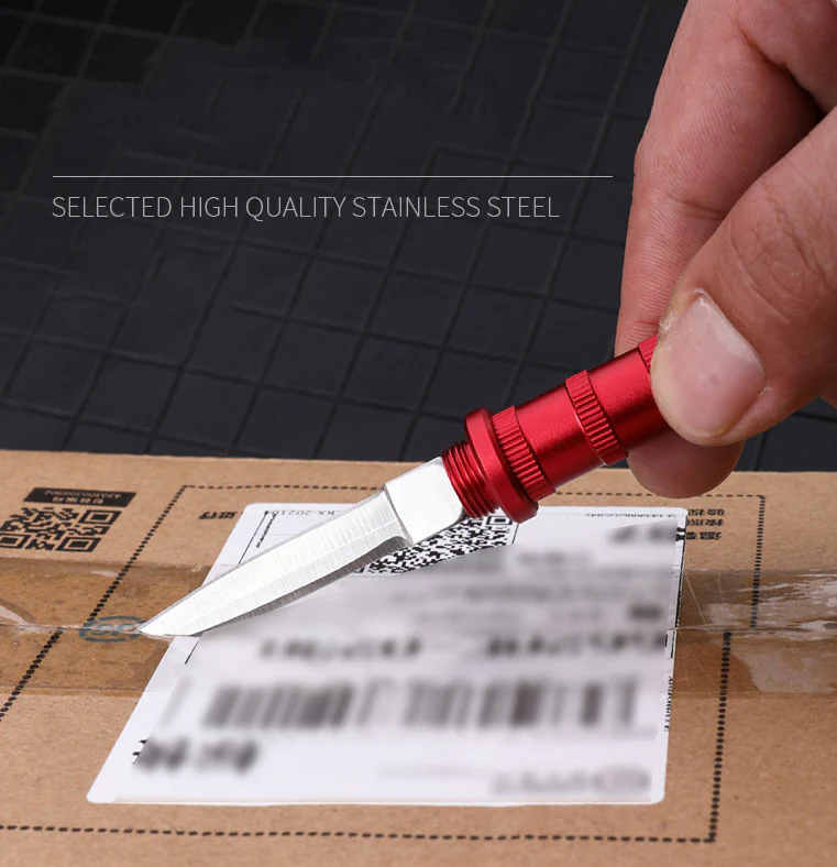 Mini Keychain Invisible Knife Self Defense Window Breaker - Image 9