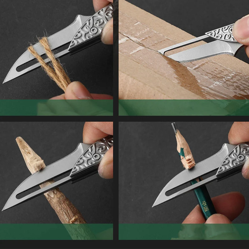 Mini Mechanical Knife Outdoor Folding Knives - Image 2