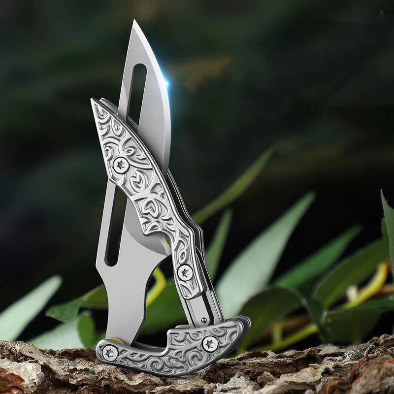 Mini Mechanical Knife Outdoor Folding Knives - Image 3