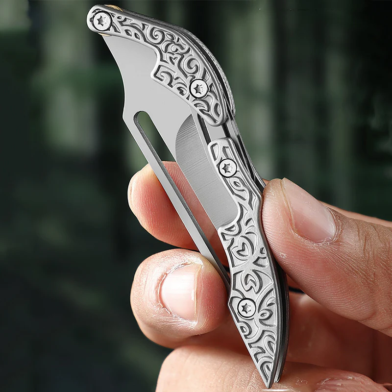 Mini Mechanical Knife Outdoor Folding Knives - Image 4