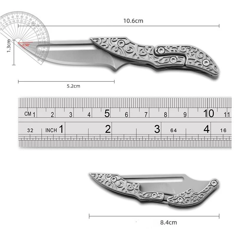 Mini Mechanical Knife Outdoor Folding Knives - Image 6
