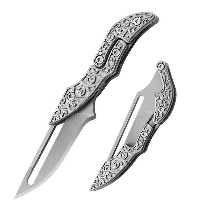 Mini Mechanical Knife Outdoor Folding Knives - Image 9