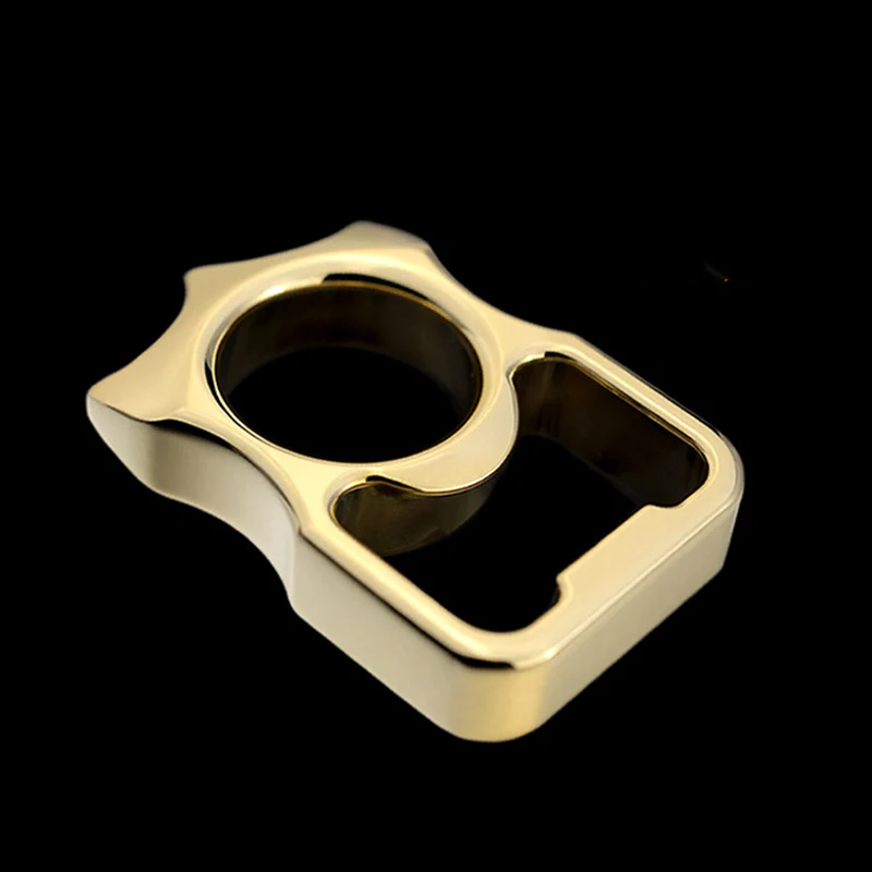Mini Multifunctional Brass Knuckle Bottle Opener - Image 4