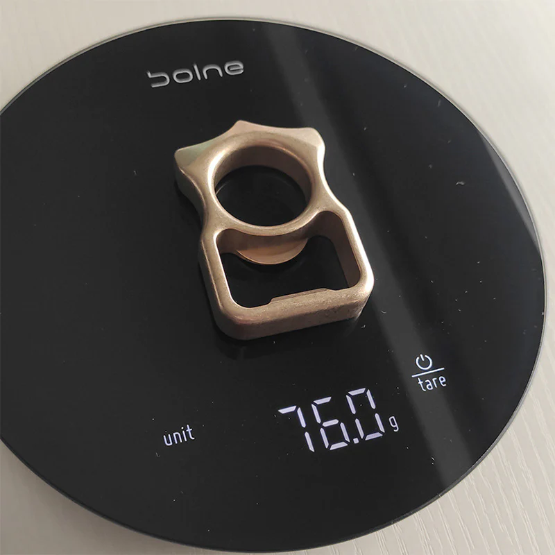 Mini Multifunctional Brass Knuckle Bottle Opener - Image 5