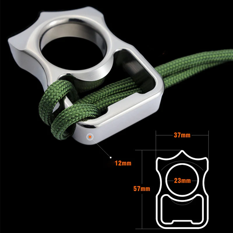 Mini Multifunctional Brass Knuckle Bottle Opener - Image 9