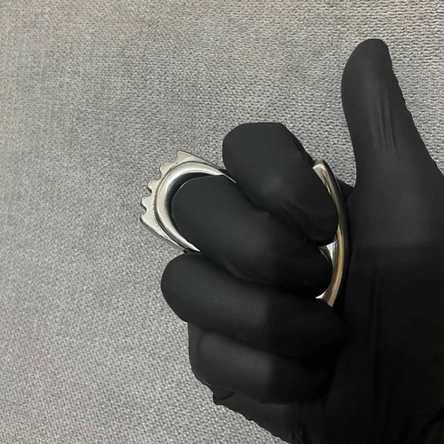 Mini Personalized Solid Steel Knuckle Duster - Image 3