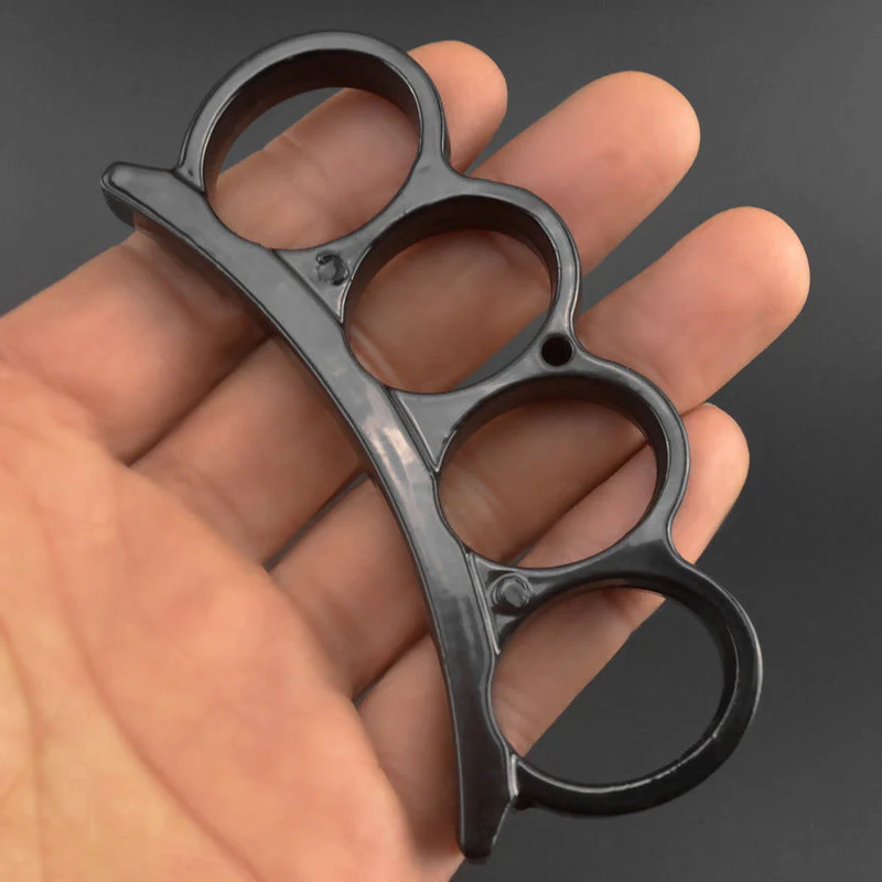 Mini Portable Knuckle Duster Boxing Four Finger Buckle Defense Window Breaker Outdoor EDC Tool - Image 5