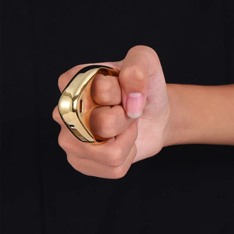 Mini Portable Solid Alien Brass Knuckle Duster - Image 2